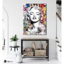 Πίνακας Καμβάς Marilyn Monroe- Colorful Art