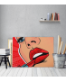 Πίνακας σε Καμβά : Pop Art Lipstick