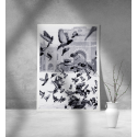 Εκτύπωση σε Αφίσα Χαρτί Black and White Pigeons