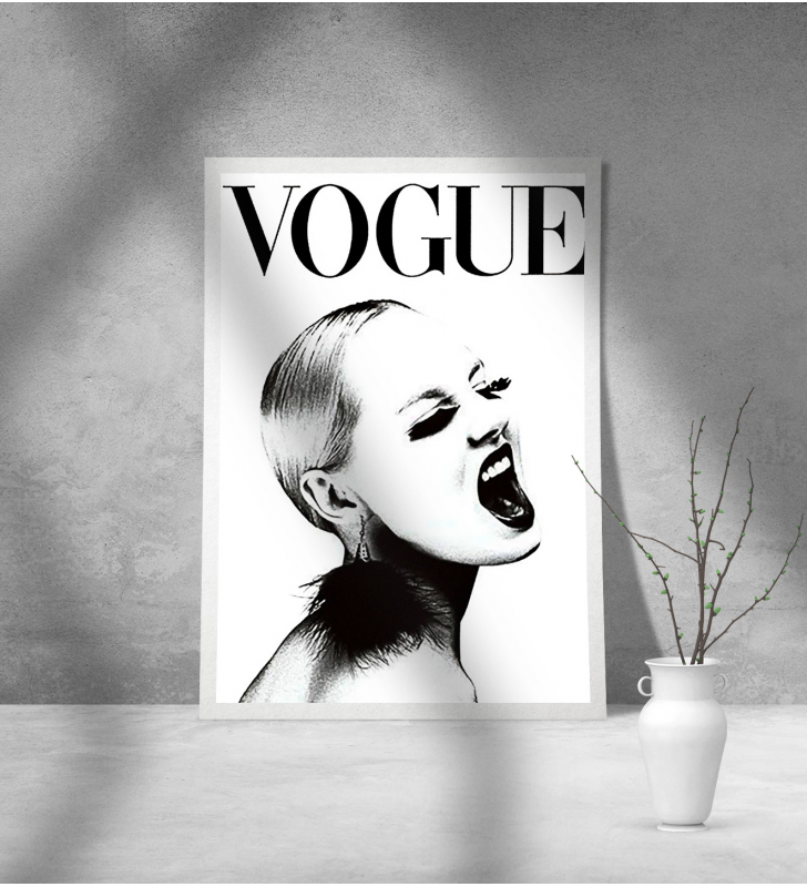 Εκτύπωση σε Αφίσα Χαρτί Vogue Cover