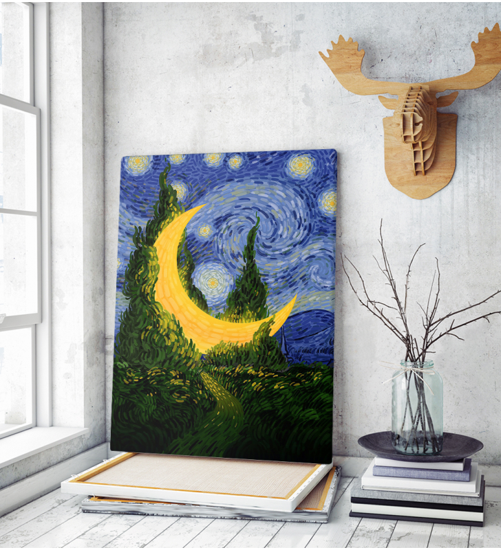 Πίνακας σε Καμβά :  The Starry Night