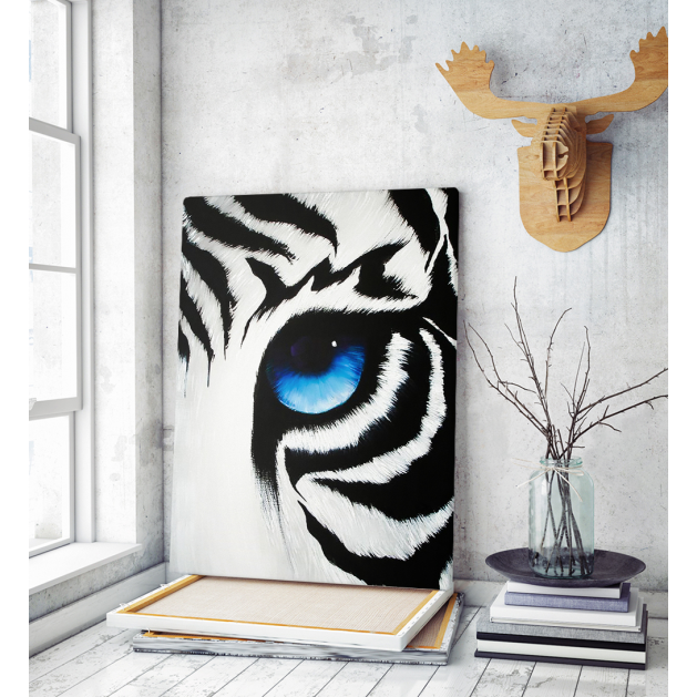 Πίνακας σε Καμβά :  White Tiger