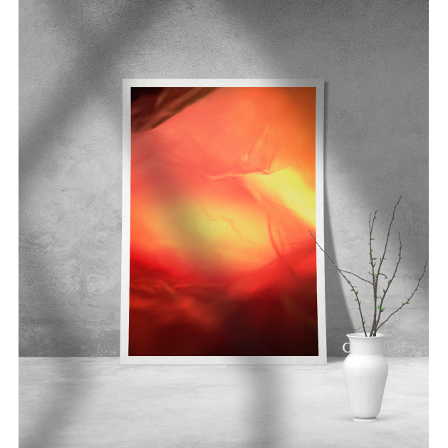 Εκτύπωση σε Αφίσα Χαρτί Orange Abstract Photography