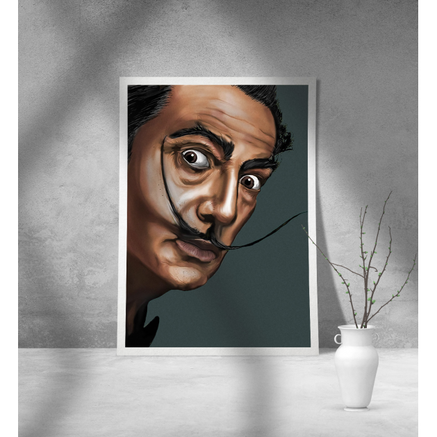 Εκτύπωση σε Αφίσα Χαρτί Dali Portrait