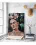 Πίνακας σε Καμβά : Frida Kahlo Floral Painting