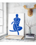 Πίνακας σε Καμβά Blue Matisse Woman
