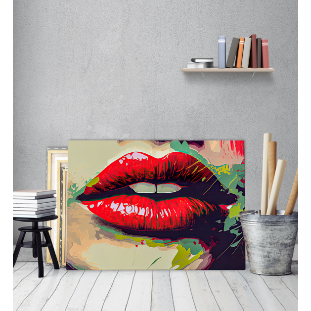 Πίνακας σε Καμβά : Red Kisses