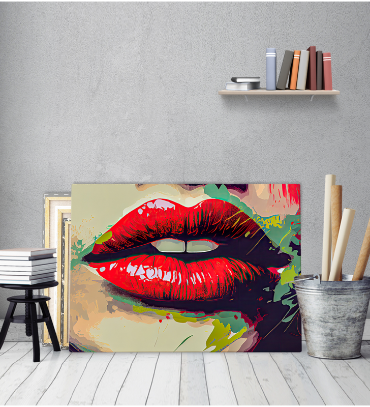 Πίνακας σε Καμβά : Red Kisses