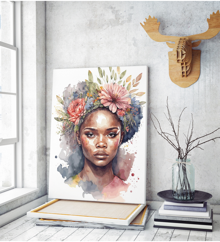 Πίνακας σε Καμβά Africa flower