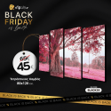 BLACK FRIDAY ΠΡΟΣΦΟΡΑ Εκτύπωση σε Τετράπτυχο Πίνακα Καμβά με δικό σας σχέδιο 120x80