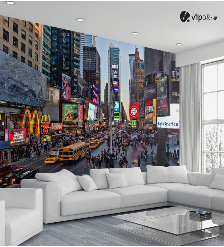 Ταπετσαρία Τοίχου Times Square New york - Usa City