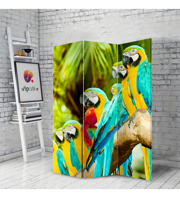Διακοσμητικό Παραβάν παπαγάλος Beautiful Macaw
