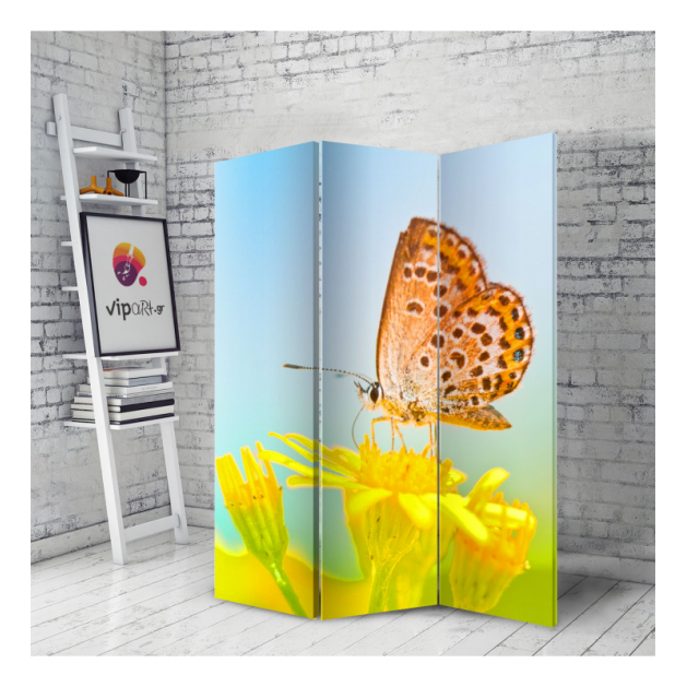 Διακοσμητικό Παραβάν Πεταλούδα Λουλούδι - Butterfly
