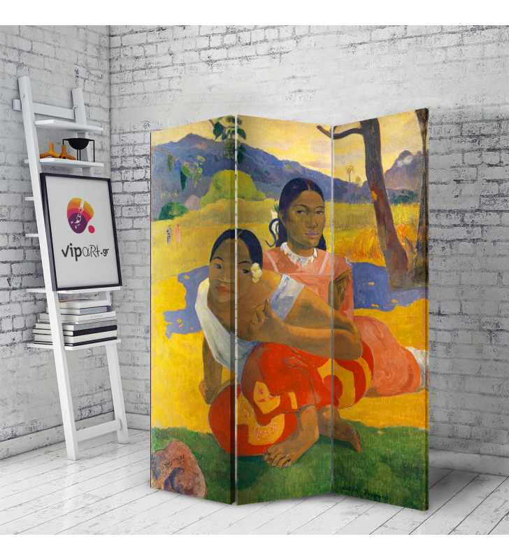 Διακοσμητικό Παραβάν  Σε Καμβά Gauguin When Will You Marry?