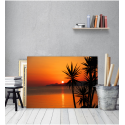 Πίνακας Καμβάς Θάλασσα Ηλιοβασίλεμα