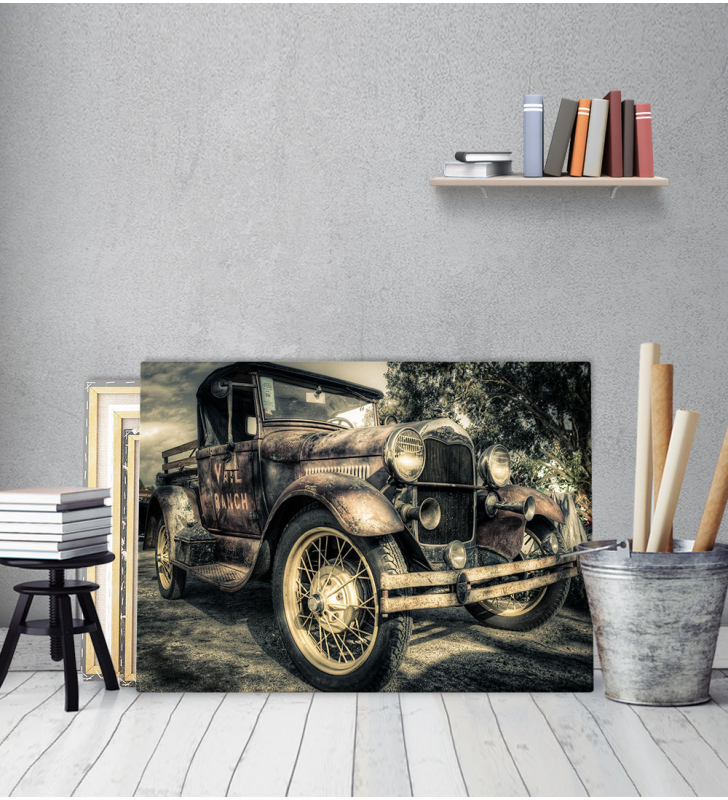 Πίνακας Καμβάς Vintage Αυτοκίνητο