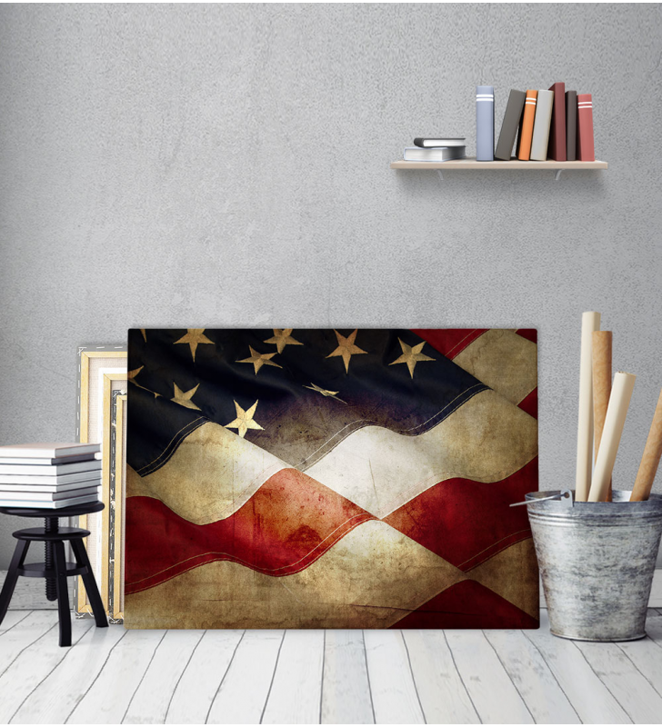 Πίνακας καμβάς Αμερικάνικη Σημαία - american flag