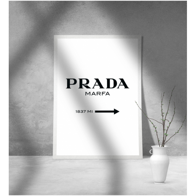 Εκτύπωση σε Αφίσα φωτογραφικό Χαρτί Prada Marfa