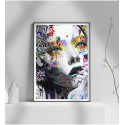 Εκτύπωση σε Αφίσα φωτογραφικό Χαρτί Πορτραίτο πολύχρωμο γυναίκα