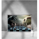 Εκτύπωση σε Αφίσα φωτογραφικό Χαρτί Σκάκι Άνθρωπος Εξωγήινος
