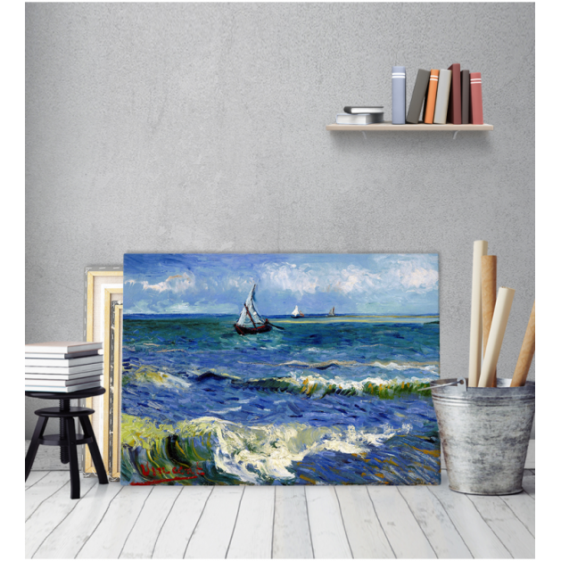 Πίνακας ζωγραφικής σε Καμβά Βαν Γκογκ Seascape