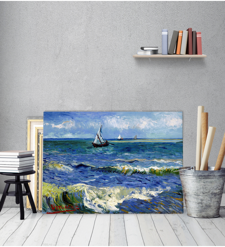 Πίνακας ζωγραφικής σε Καμβά Βαν Γκογκ Seascape