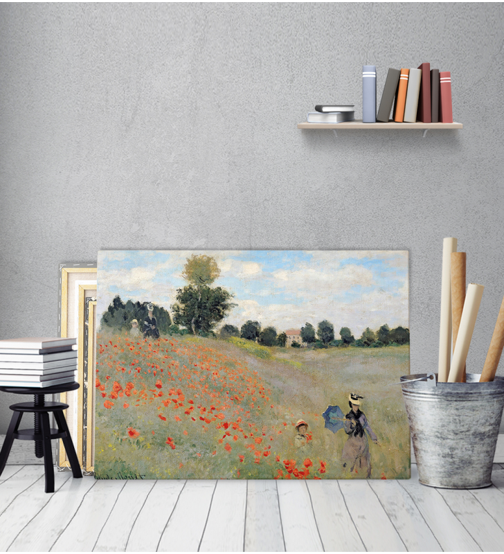Πίνακας ζωγραφικής σε Καμβά Claude Monet Paparounes