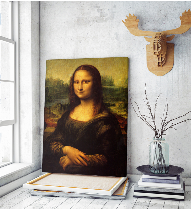 Πίνακας ζωγραφικής σε Καμβά Leonardo Da Vinci Mona Lisa