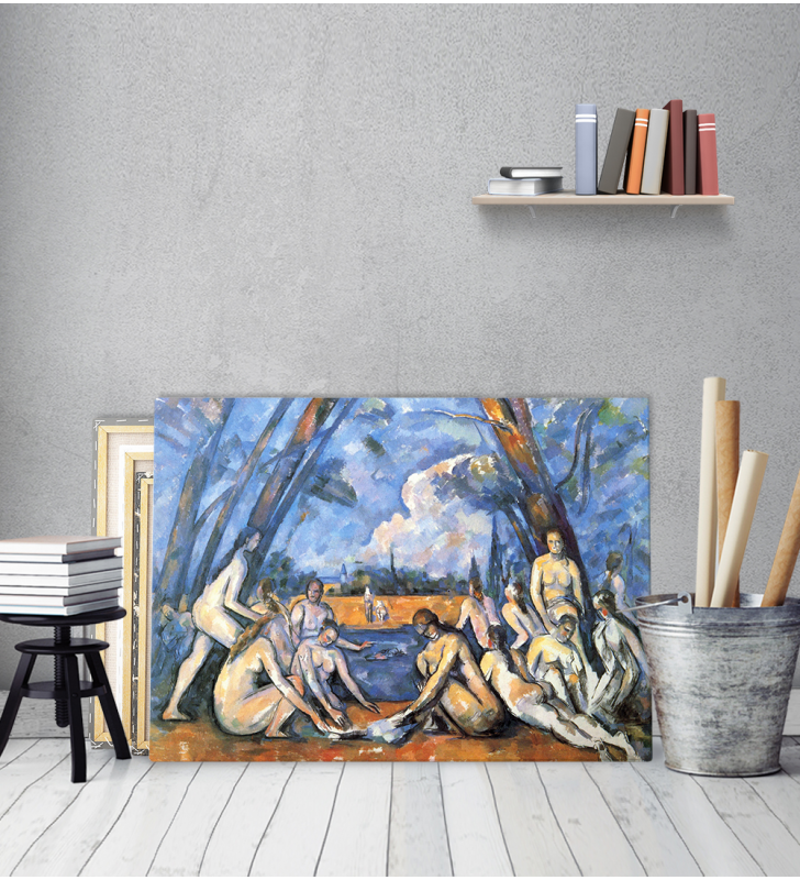 Πίνακας ζωγραφικής σε Καμβά Cezanne The Bathers