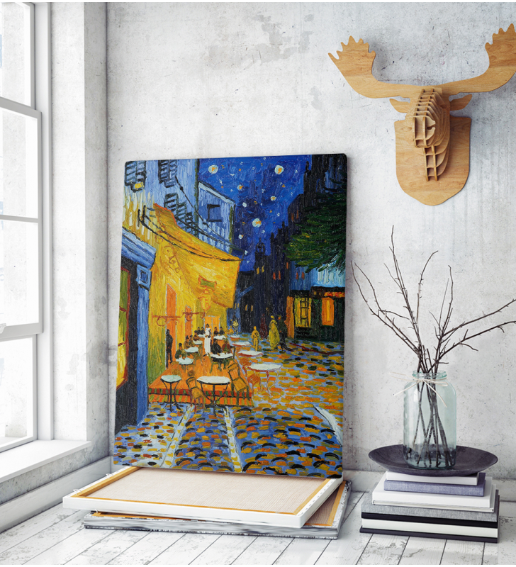 Πίνακας ζωγραφικής σε Καμβά Van Gogh Cafe Terrace At Night