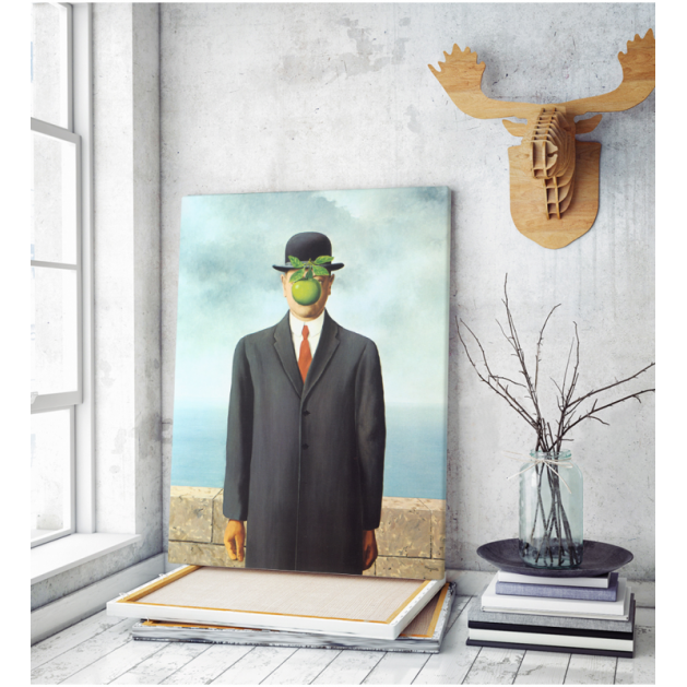 Πίνακας ζωγραφικής σε Καμβά a Magritte The Son Of Man