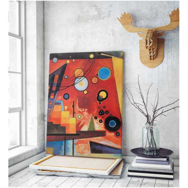 Πίνακας ζωγραφικής σε Καμβά Kandinsky Painting Modern Shapes