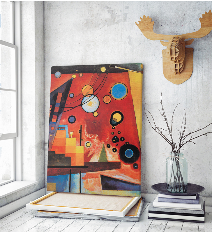 Πίνακας ζωγραφικής σε Καμβά Kandinsky Painting Modern Shapes