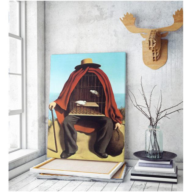 Πίνακας ζωγραφικής σε Καμβά Magritte Therapeutist