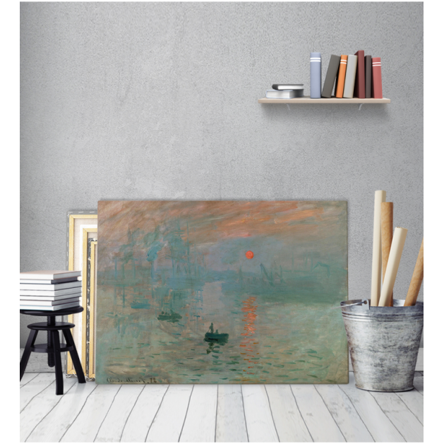 Πίνακας ζωγραφικής σε Καμβά Impression Sunrise Claude Monet