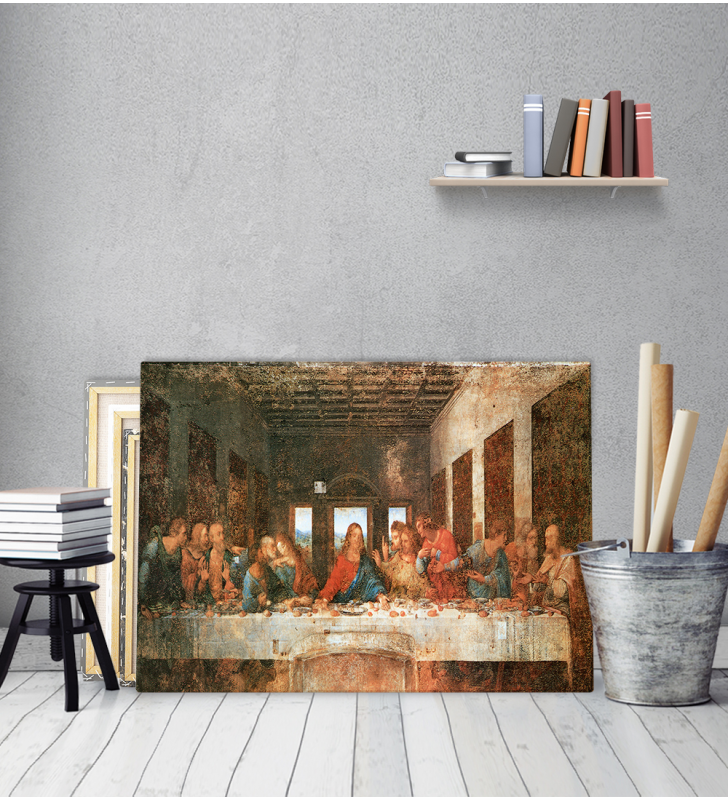 Πίνακας ζωγραφικής σε Καμβά Leonardo Da Vinci Ο Μυστικός Δείπνος