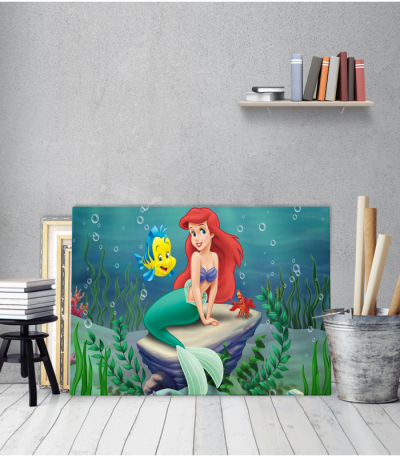 Πίνακας Καμβάς Ariel η Γοργόνα