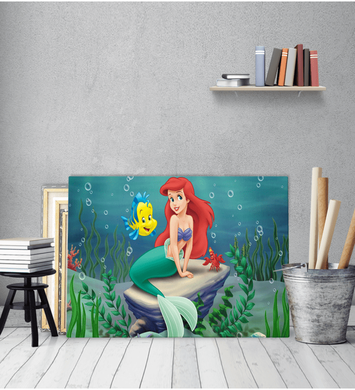 Πίνακας Καμβάς Ariel η Γοργόνα Πίνακας Καμβάς Ariel η Γοργόνα