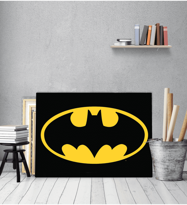 Πίνακας Καμβάς Batman logo