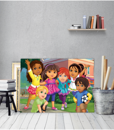 Πίνακας Καμβάς Η Dora Και η Παρέα της