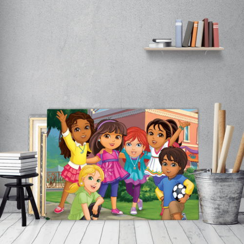 Πίνακας Καμβάς Η Dora Και η Παρέα της