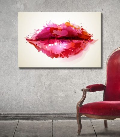 Καμβάς art lips