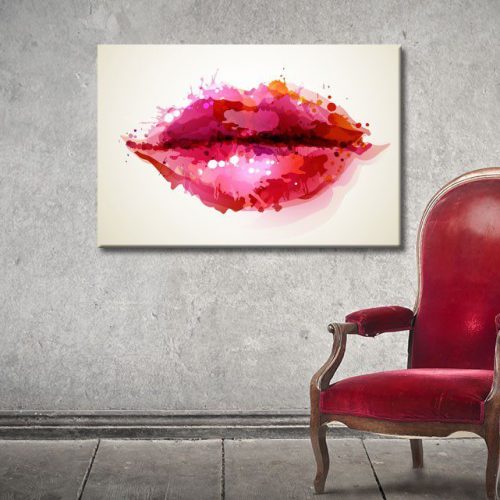 Καμβάς art lips