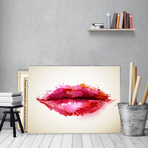 Πίνακας Καμβάς art lips