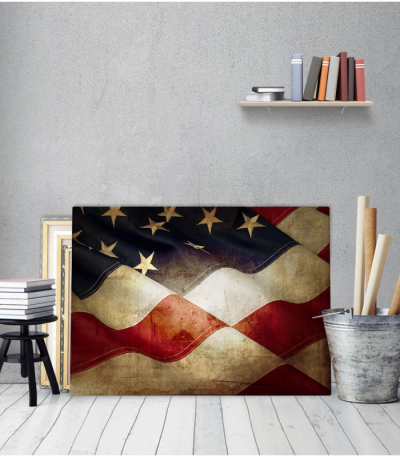 Πίνακας καμβάς Αμερικάνικη Σημαία - american flag