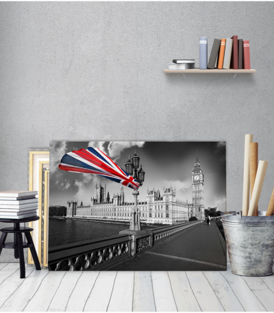 Πίνακας Καμβάς με εκτύπωση London Flag