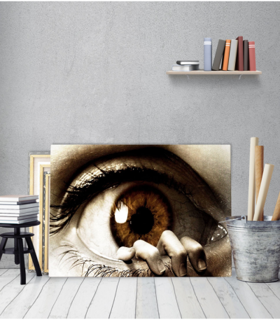 Πίνακας Καμβάς eyes hand