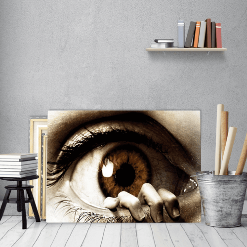 Πίνακας Καμβάς eyes hand