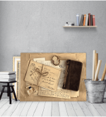 Πίνακας Καμβάς με εκτύπωση Card Postal
