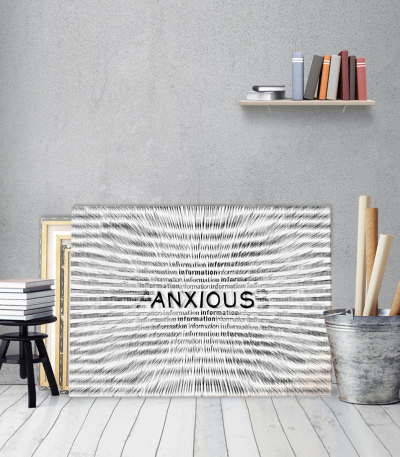 Πίνακας Καμβάς Αγωνία - Anxious